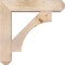 Ekena Millwork Westlake Craftsman Smooth Bracket w/ Offset Brace, Douglas Fir, 7 1/2"W x 32"D x 32"H BKT0806X32X32WTL04SDF - alternate 2
